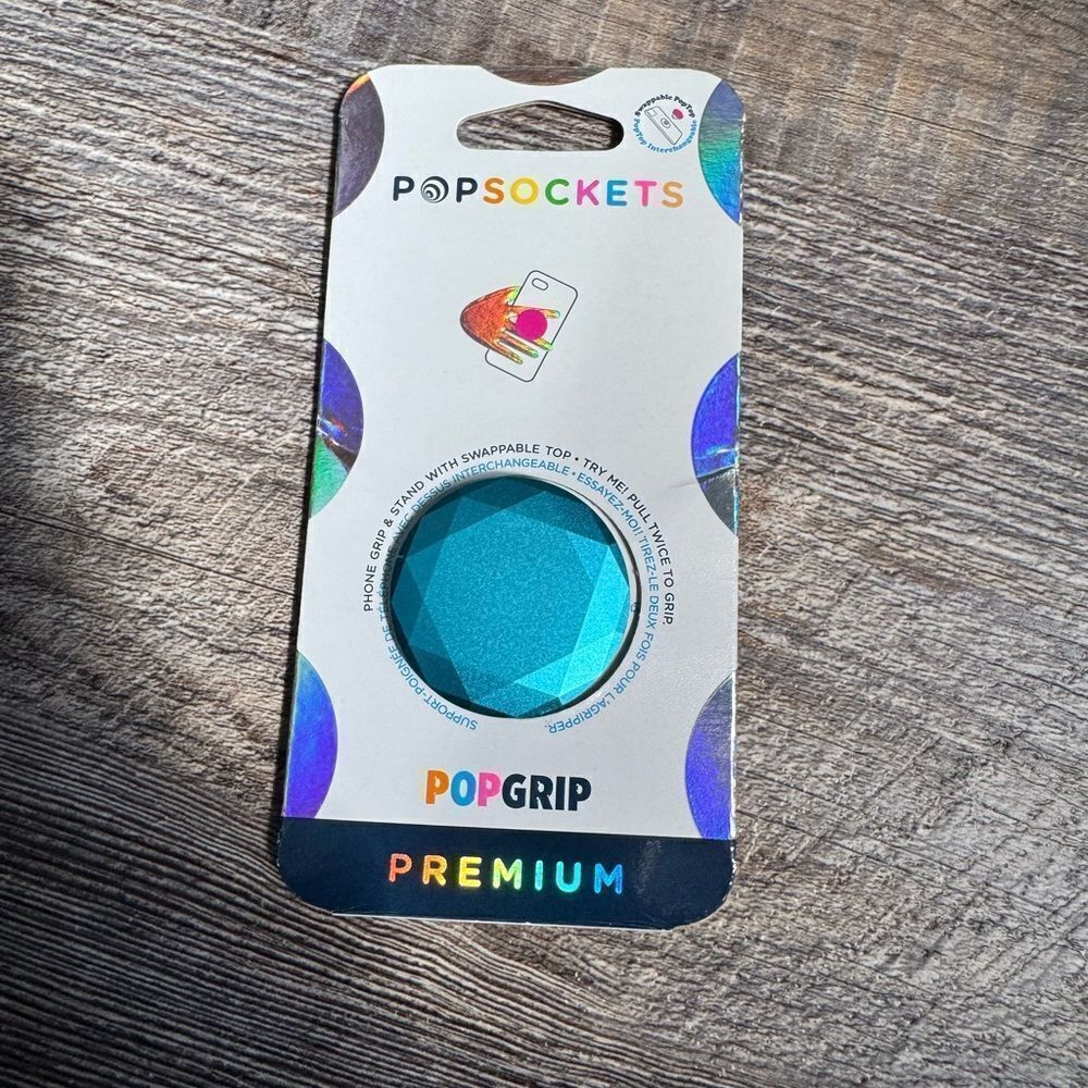 PopSockets PopGrip Premium in Blue - Picture 4 of 4